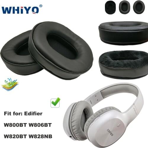 Replacement Ear Pads for Edifier W800BT W806BT W820BT W828NB Headset Parts Leather Cushion Velvet Earmuff Earphone Sleeve Cover
