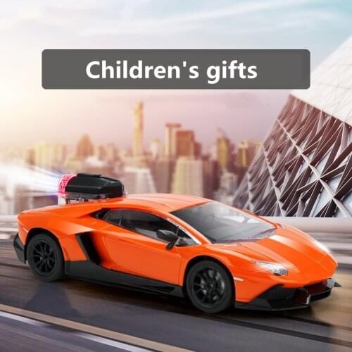 1:14 Remote Control Toys Stunt Car 30cm Gray Orange With LED Light Electric Model Car Remote Control Car Toys For Children