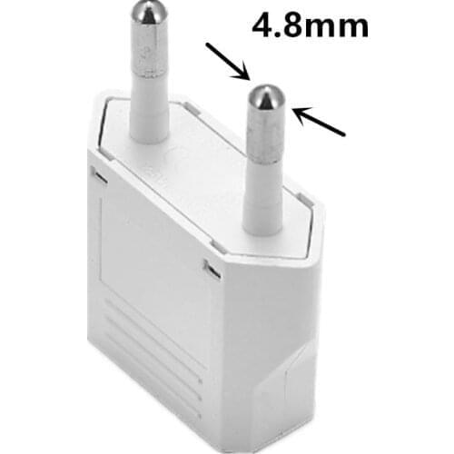 10pcs US To EU Kr Plug Socket Universal Male To Female European Eu Plug Socket Power Outlet Euro Electric Socket