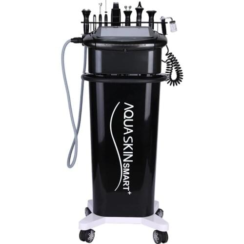 10 in 1 Multifunction Ultrasound Hydro Facial Scrubber Microcurrent Machine Galvanic Ion Lift Hot Cold Hammer SPA Beauty Device