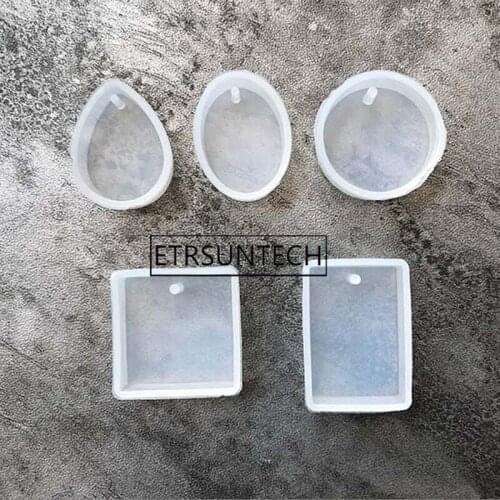 100sets Pendant Silicone Mold Resin Silicone Mould Handmade DIY Jewelry Making Epoxy Resin Molds