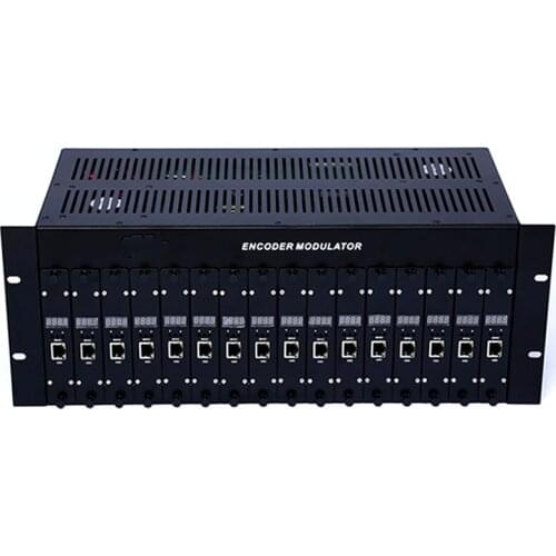 16 IN 1 DVB-C Modulator Headend System 16 routs 1080P HD HD input 1 RF output