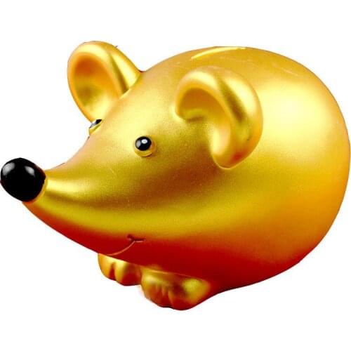 2020 Lucky piggy bank Home Decoration New Year savings bank money coins holder child piggy bank gold piggy bank