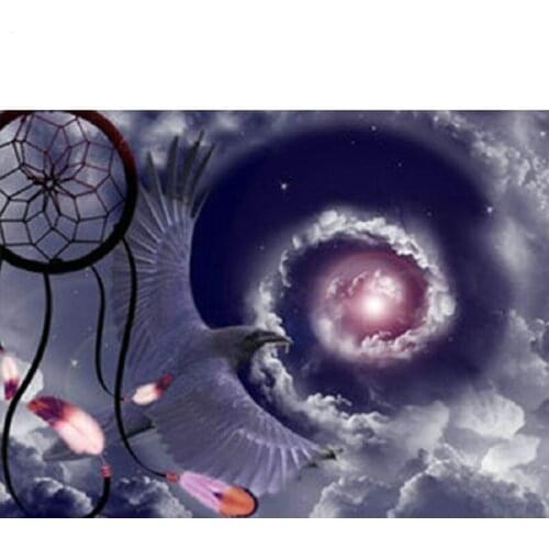 5D Diamond Painting Dream catcher pigeon Cross Stitch Diamond Embroidery Rhinestones Mosaic Square Round Drill Needlework L601