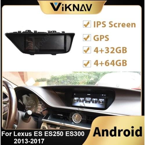 Android PX6 Car Radio For Lexus ES ES250 ES300 2013-2017 GPS Navigation Anti-glare Screen Multimedia Player Radio Audio Stereo