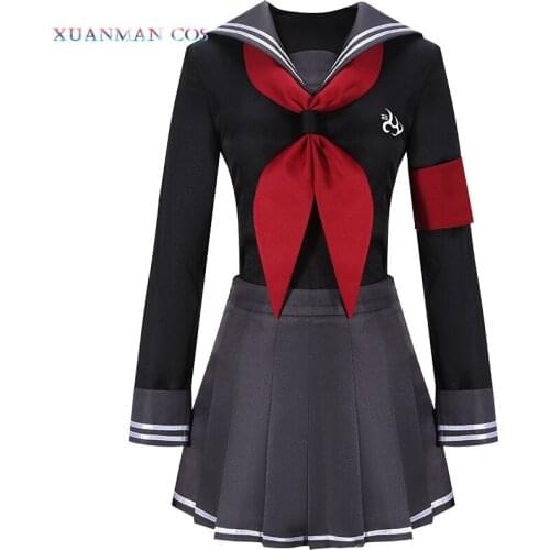 Danganronpa Peko Pekoyama Cosplay Costume Woman Sailor Suit Girls Club Dress Halloween Party Carnival Outfit Full Set