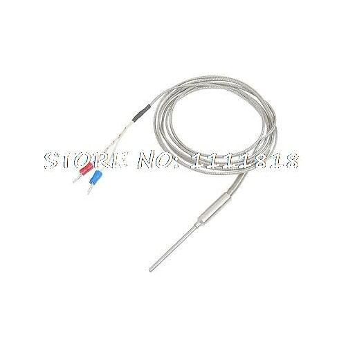 Liquid Measuring 50mm x 3mm K Type Earth Thermocouple Probe 2 Meters