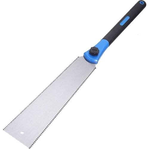 Double Edged Japanese Pull Saw Steel Flexible Blade Straight Saws 14/9 Teeth Hand Saw for Woodworking Plastic Pipe Cutting