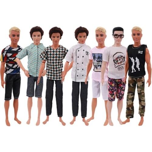 Doll Clothes For Barbies Dolls The Shorts Suit And The Chefs Uniform Doll Outfit Clothes Accessories Boys Toy Gift