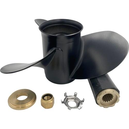 Boat Propeller 14x11 for Mercury 60HP-125HP 3 Blades Aluminum 15 Tooth RH OEM NO: 48-77338A45 14x11