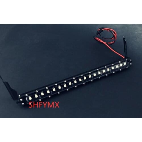 Rc Car Led Metal Roof Light Bar For Traction 1/8 KM2 KM4 Rc Crawler Car Rooflight Option Part