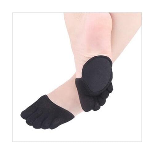 Open-toed five fingers socks female high-heeled shoes invisible light mouth summer thin short toe protective devices