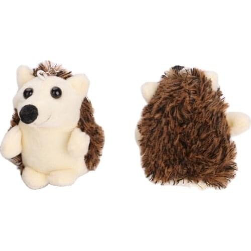 Wholesale 100pcs/lot 7cm Animal little hedgehog Plush Toys Key chain decoration pendant Gift Plush Toys