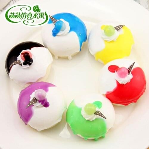 Pu chocolate cheese grape model child props