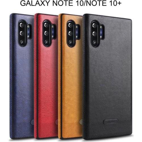 Luxury leather Case for Samsung Note 10 plus 9 8 S9 S8 S10 Plus S7 S6 Edge Full Protect Cover for Galaxy Note 8s 9s 7s S 9 8 7
