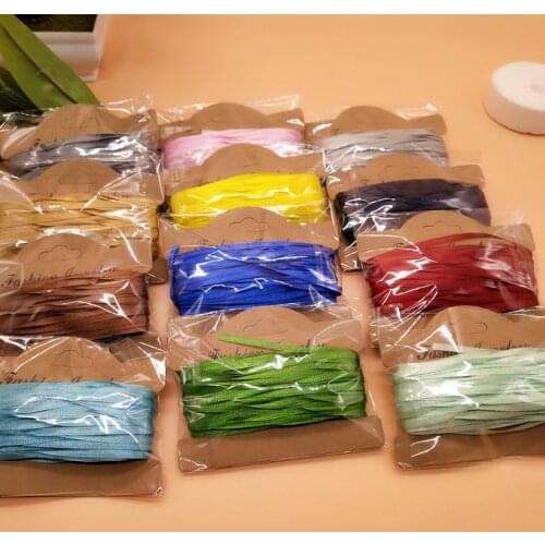 REDJCK 100 Meters 3 mm Width Silk Satin Ribbon Sewing Scrapbooking Polyester Webbing Ribbons For Home Decoration Kimetsu Noyaiba