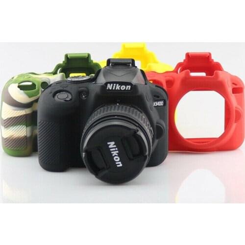 Silicone Rubber Skin case Camera Cover Protector Bag For Nkion D7200 D7100