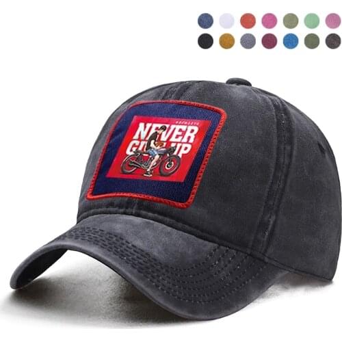 Slam Dunk Basketball Mitsui Hisashi Never Give Up Baseball Cap Trucker Dad Solid Hat Gorras Boinas Snapback Hats Ponytail Caps