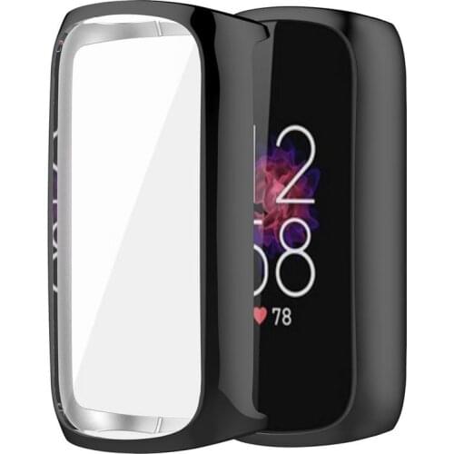 TPU Protective Cover Case For Fitbit Luxe Smart Watch Full Screen Protector Sleeve Shell Bumper Cases Smart Watch Accessories
