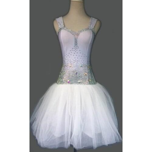 New style latin dance costume sexy spandex diamond latin dance dress for women latin dance competition dresses A33 S-4XL