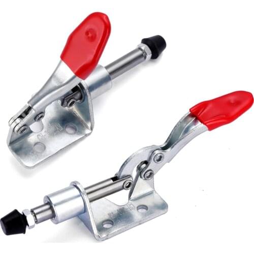 1pc 45Kg Antislip Vertical Toggle Clamp GH-301A Plastic Covered Handle Toggle Clamp For Hand Tool
