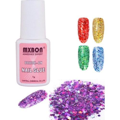 1PC 7g Professional Nail Glue Acrylic 3D DIY Nails Art Decoration Rhinestones Gems Glue Manicure Tools Adhesive For Home Use