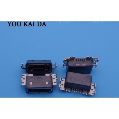 10pcs/lot Micro mini USB Charging Black Port Jack Connector jack socket Part For Nokia Lumia 820 N820 720 N720 replacement