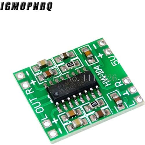 10Pcs 2x3W Dual Channel Mini Digital Power Amplifier Board PAM8403 Class D Stereo Audio Amplifier Module 5V Power