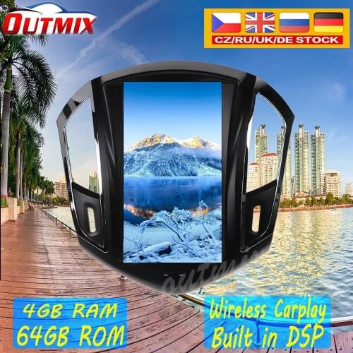 4+64 LTE Android 9 For Chevrolet CRUZE 2013-2015 Tesla Style Car GPS Navigation Stereo Headunit Multimedia Player Auto Radio HD