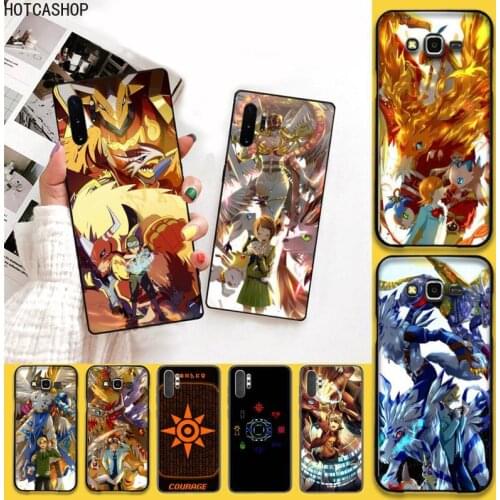Digimon Adventure anime Phone Case For Samsung Galaxy Note20 ultra 7 8 9 10 Plus lite J7 J8 Plus M21 M30S
