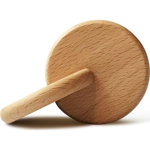 Baby Toys Natural Wooden Teether Interlocking Circles Montessori Early Educational Equipment Babies Grasping Items Hand Control