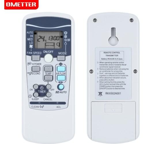 Air conditioner conditioning remote control suitable for mitsubishi RKX502A001F RKX502A001S RKX502A017A RKX502A001P