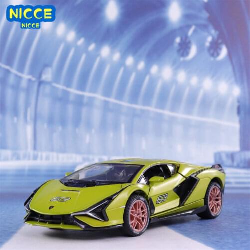 Nicce 1:32 Alloy Die-cast Car SIAN Flash Sports Car Model Toy Car Pull Back Toy Car With Sound Light Gift Collection For Kids