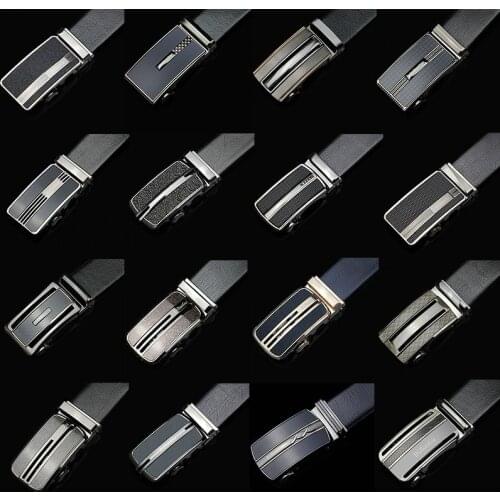 Barry.Wang Alloy Buckles For Men Leather Belt 16 styles Automatic Buckles Fashion Designer