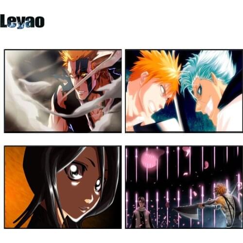 5D DIY Diamond Painting Anime Bleach Ichigo Kurosaki Picture Full Drill Embroidery Mosaic Cross Stitch Kit Home Decor Child Gift