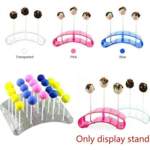 20 Holes Cake Lollipop Stand Display Holder Bases Shelf DIY Baking Tools U Shaped Display DIY Bakeware Cake Kitchen Gadgets