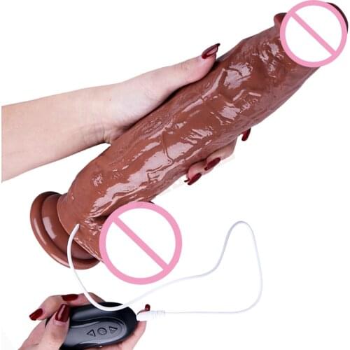 Realistic Dildo Vibrating Huge Dildo Vibrator With Suction Super Large Penis For Women Gay G-Spot Massage Sex Adult Masturbation