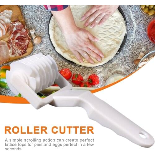 Dough Cookie Roller Cutter Uniform Lattice Pizza Bread Pastry Cutter Baking Tool Suitable For Pastry Desserts And Biscuits