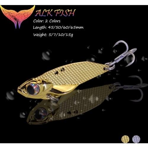 WALK FISH 1PCS 5G/7G/10G/15G VIB Fishing Lure Sinking Vibration Wobbler Fishing Hard Baits 3D Eyes Artificial Fishing Tackle