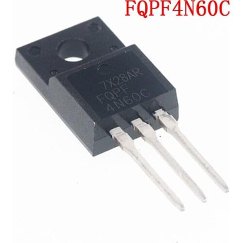 10PCS FQPF4N60C TO-220 4N60C 4N60 TO220 FQPF4N60 new MOS FET transistor