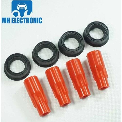 MH ELECTRONIC 4 Pair 8Pcs For Mitsubishi Lancer Outlander L200 Triton 1832A025 Engine Ignition Coil Repair Kit Seals and Tips