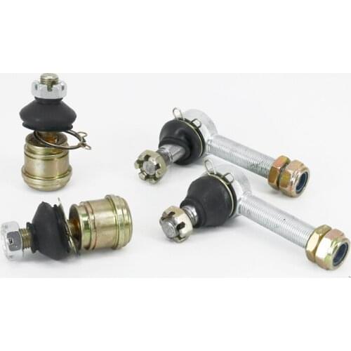 4Pcs Right Hand Thread M16*M12/M14 Bolt Tie Rod End Ball Joint for 110cc 125cc150cc 250cc Quad Dirt Bike ATV Go Kart Dune Buggy