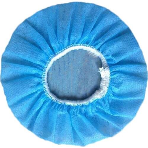 100 Pcs Disposable Hygienic Sanitary Earpads Ear Pads Cushions Stretchable Fabric for Headsets
