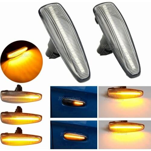Side Marker LED Turn Signal Light Dynamic Flasher Indicator For Mitsubishi Lancer Outlander Sport Mirage Montero Pajero ASX