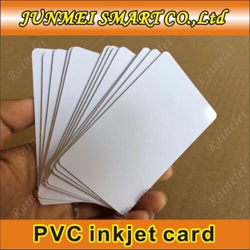 Card Blank Inkjet PVC ID Card For Epson P50/A50/T50/T60/R260/R265/R270/R280/R290/RX580/RX590 Printer For PVC ID Card no chip