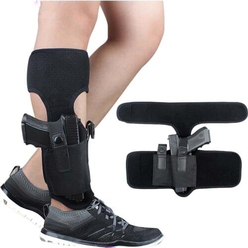 Concealed Carry Ankle Gun Holster for 43, 42, 33, 30, 27, 26 S&W M&P 9mm, Bodyguard .380, Ruger LCP, LC9, Sig Sauer