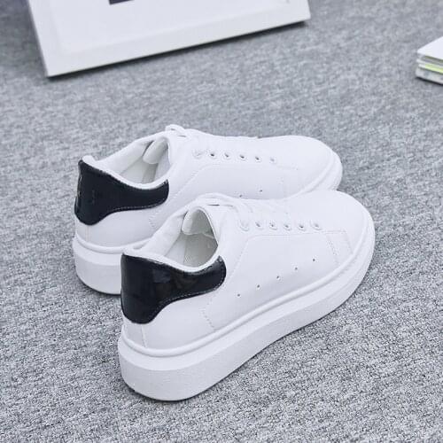 Fashion Womens Shoes Womens White Casual Sports Shoes Spring and Autumn Womens Vulcanized Shoes Sneakers for Women