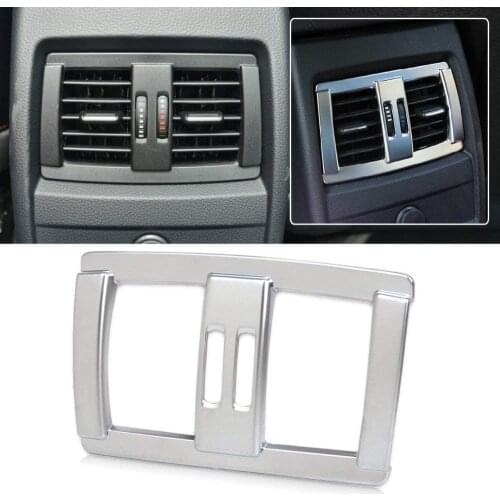 ABS Rear Seat Air Conditioning Outlet Vent Cover Trim Decoration for BMW 1 2 3 4 Series F20 F21 F22 F23 F30 F34 2012--2016