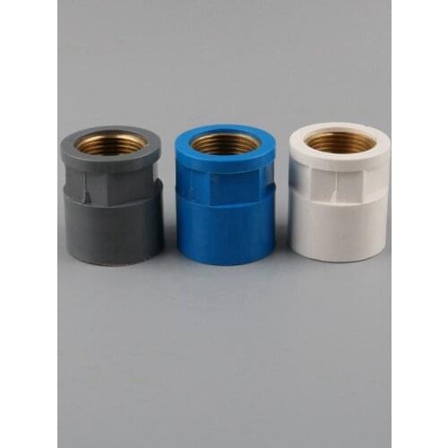 Copper 3/4'' Female Thread To 32 Mm Garden Drip Irrigation Pipe Socket Straight Joint Cu Irrigation Water Pipe Fittings