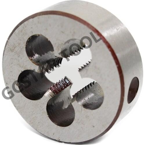 1PC M12 Metric Screw Die 1.75mm 1.5mm 1.25mm 1mm 0.75mm 0.5mm Pitch Right Hand Machine Threading Die Tools Lathe Tool